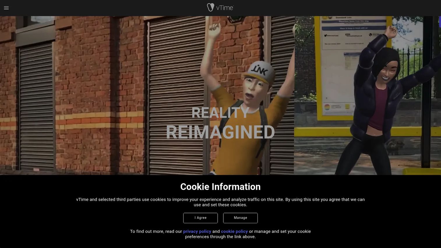 vTime social VR conversation space