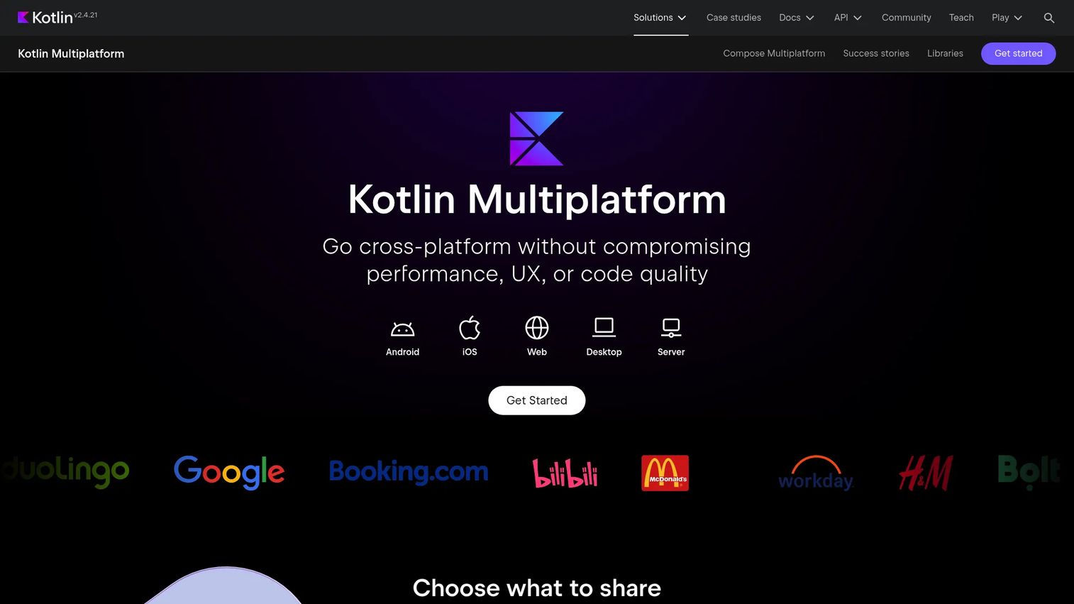 Kotlin Multiplatform sharing app logic while retaining native iOS and Android interfaces