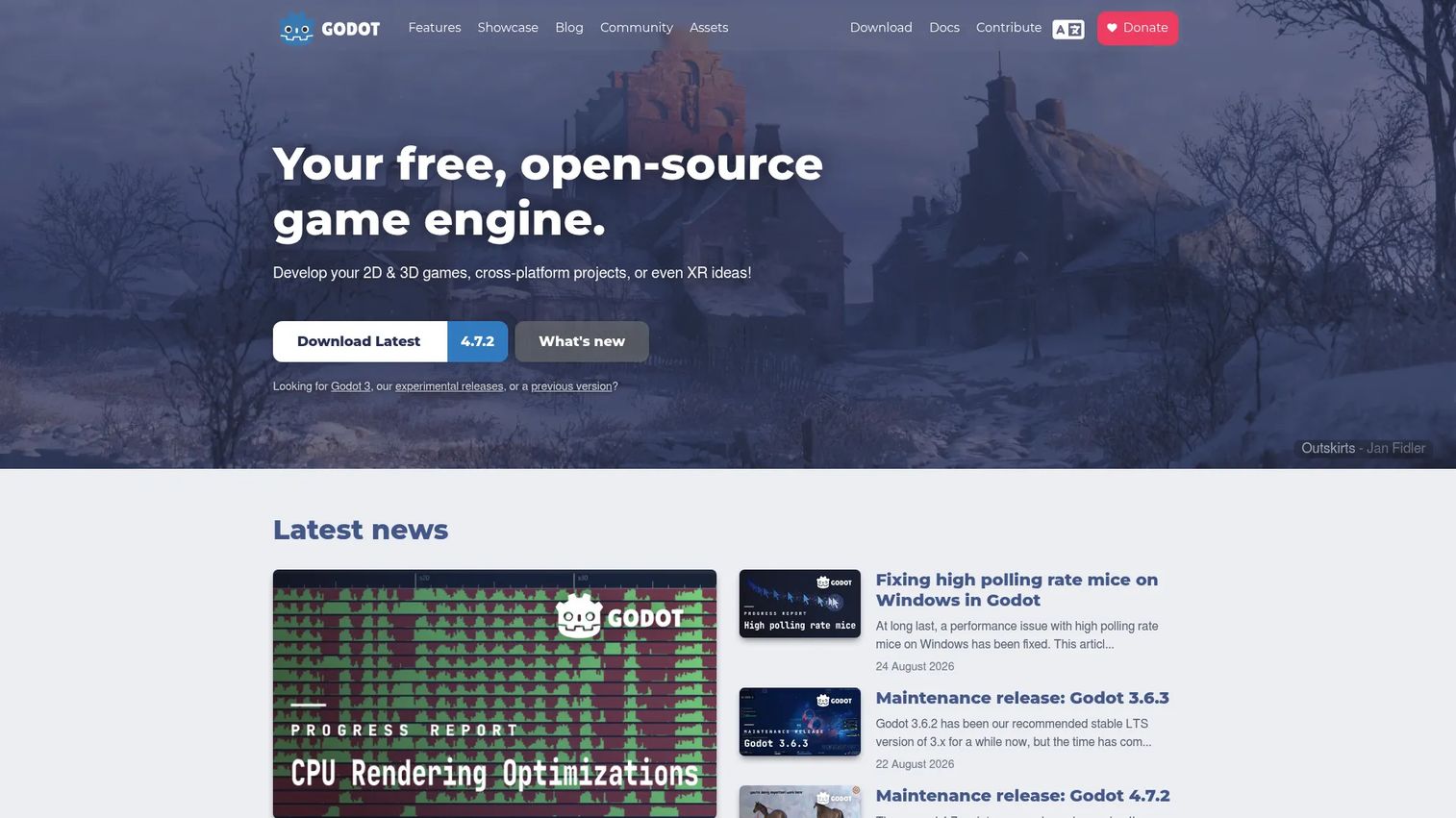Godot Engine editor for an open-source VR development project