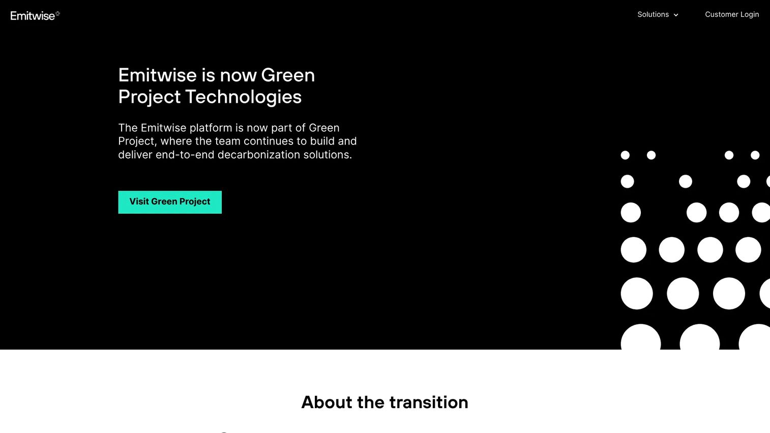 Emitwise homepage screenshot