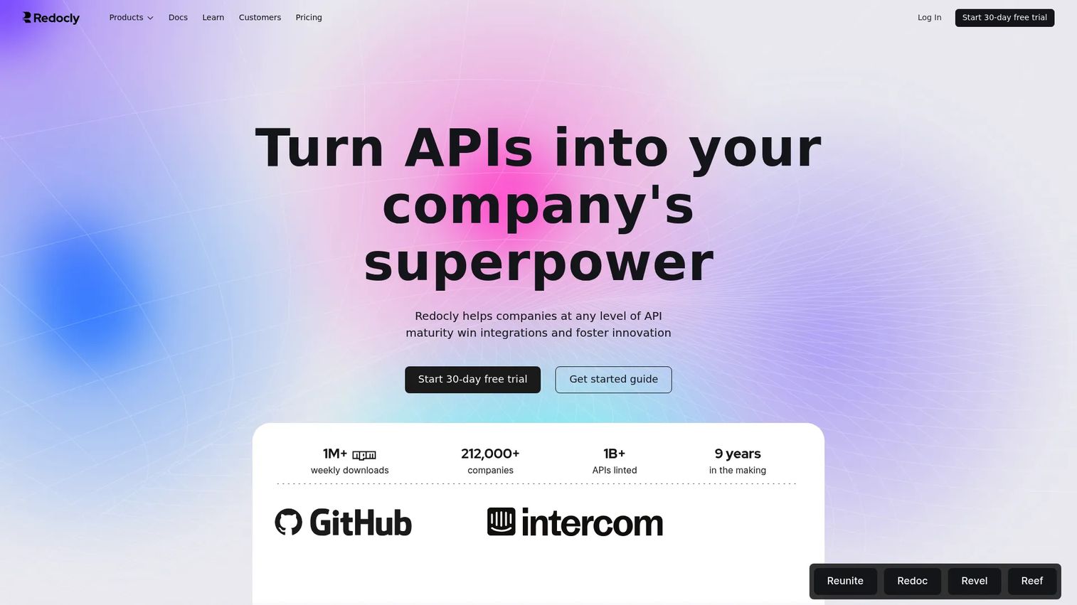 Redocly API reference documentation screenshot