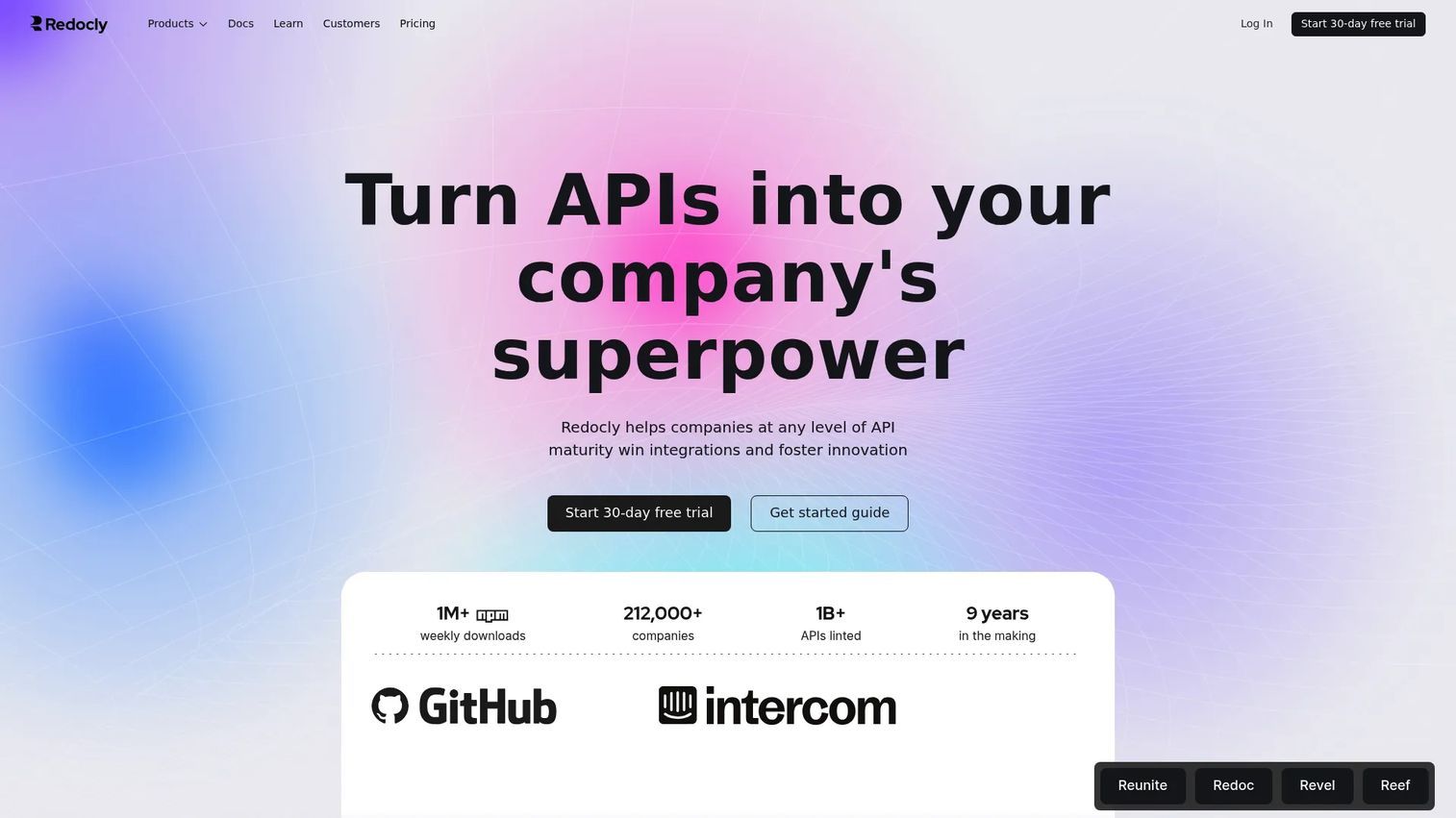 Redocly API reference documentation screenshot