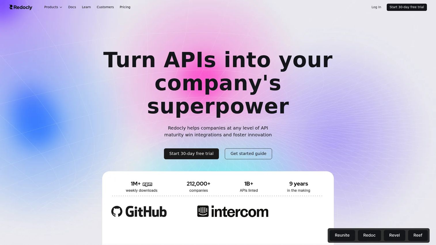 Redocly API reference documentation with OpenAPI search and try it console