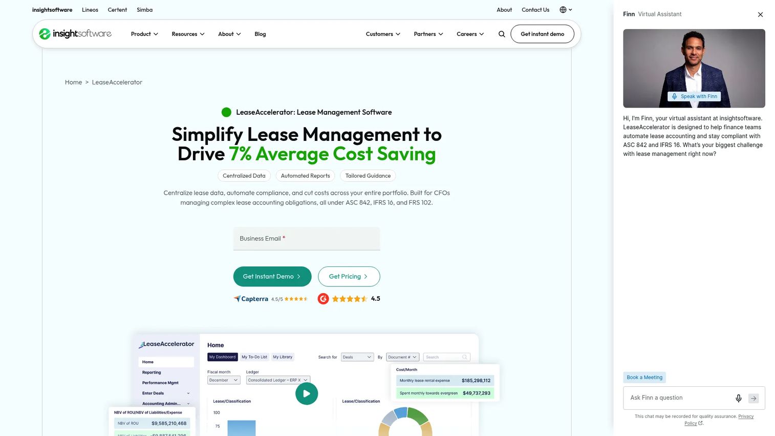 LeaseAccelerator platform for enterprise lease accounting and asset lifecycle management