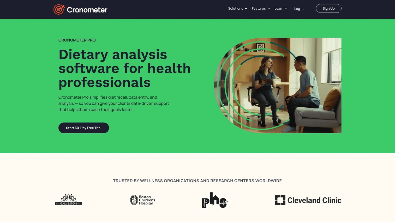 Cronometer Pro nutrition tracking software for macros and micronutrients