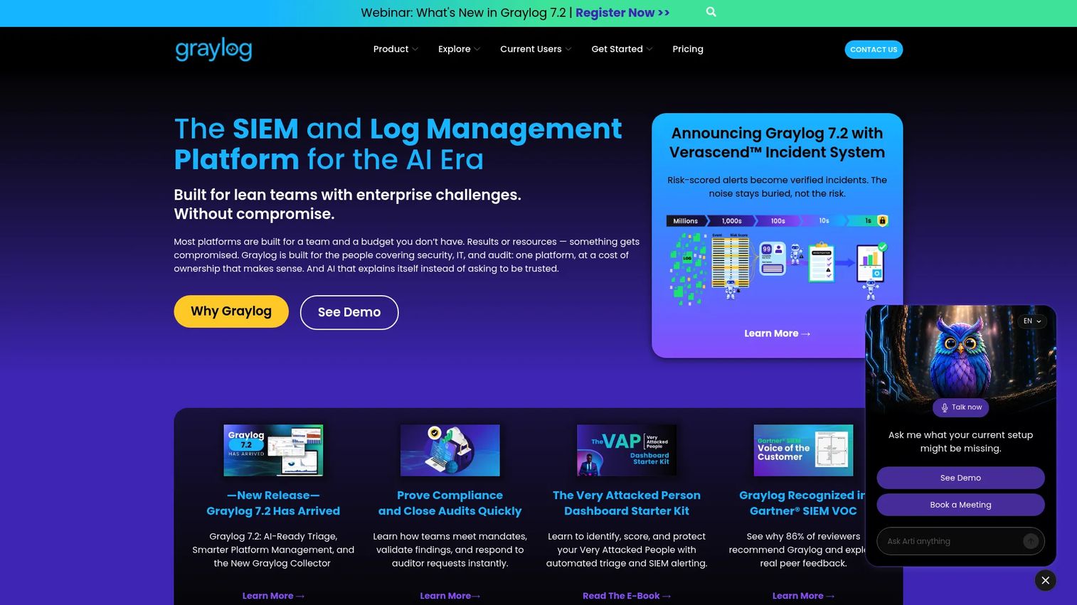 Graylog search, streams, and pipeline interface