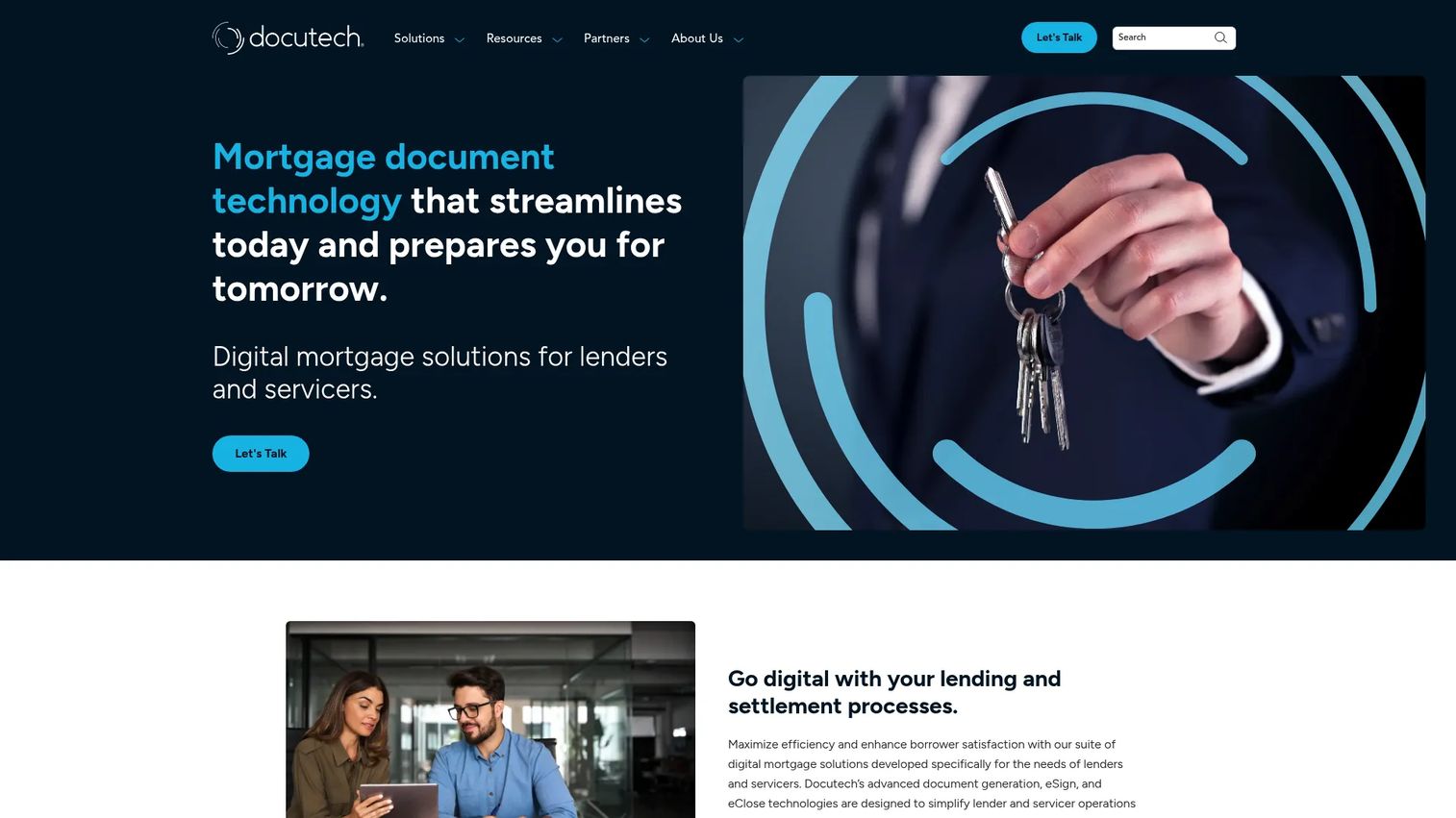 Docutech mortgage document generation software