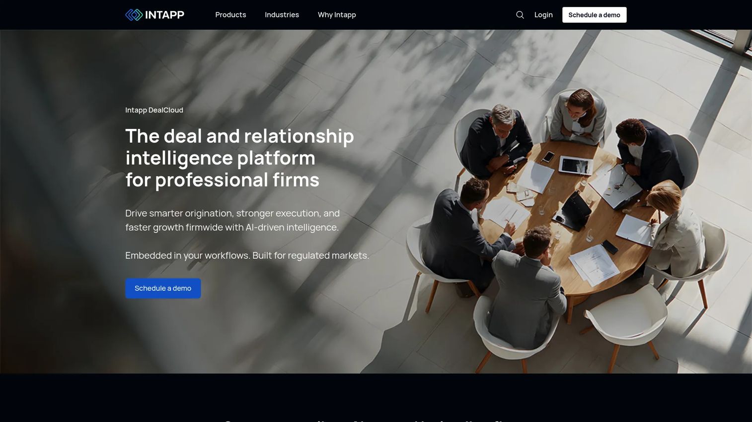 DealCloud private capital CRM and deal pipeline dashboard