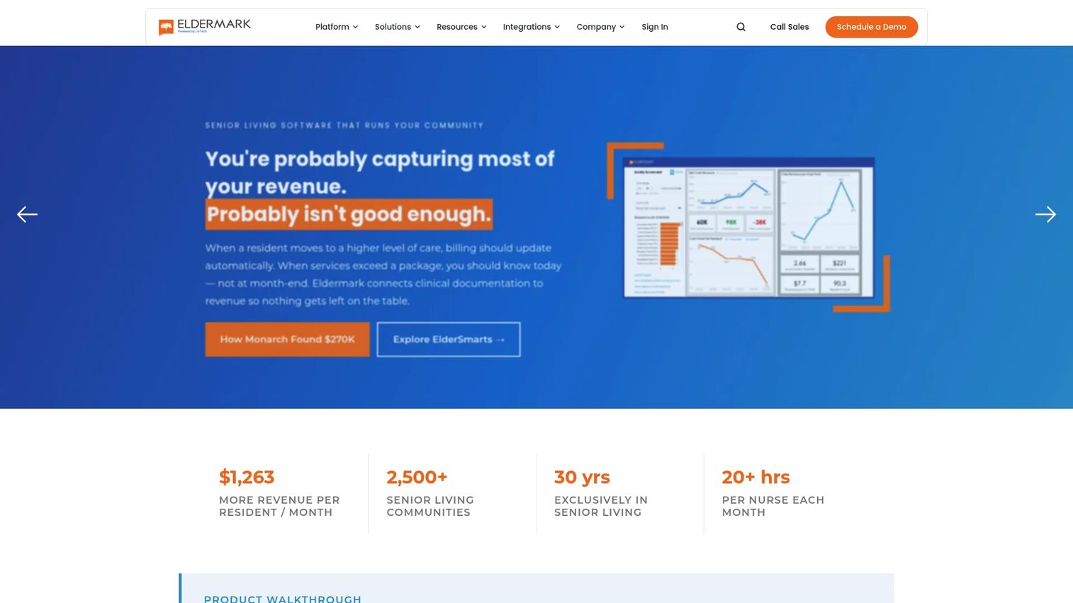Eldermark NEXT eMAR connected to senior living clinical records