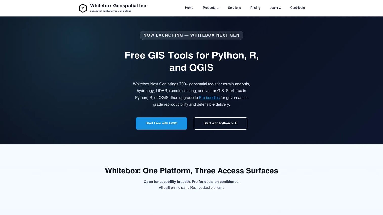 WhiteboxTools geospatial analysis toolbox