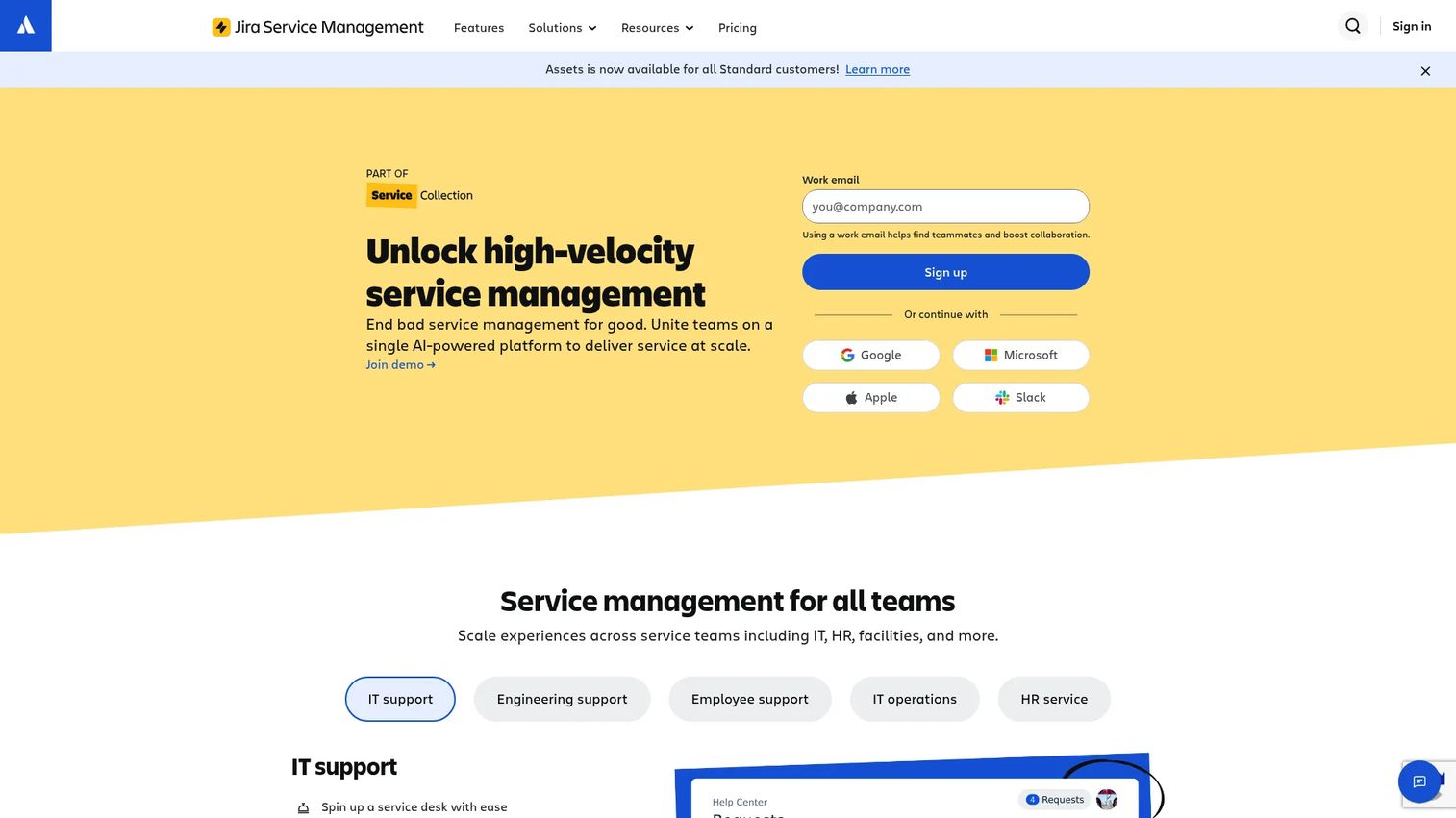 Jira Service Management incident and alert queue
