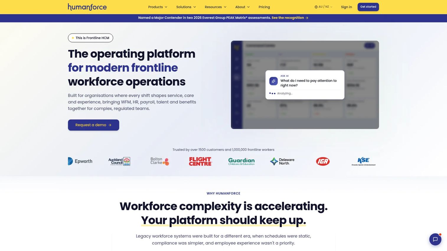 intelliHR people management and HR analytics dashboard