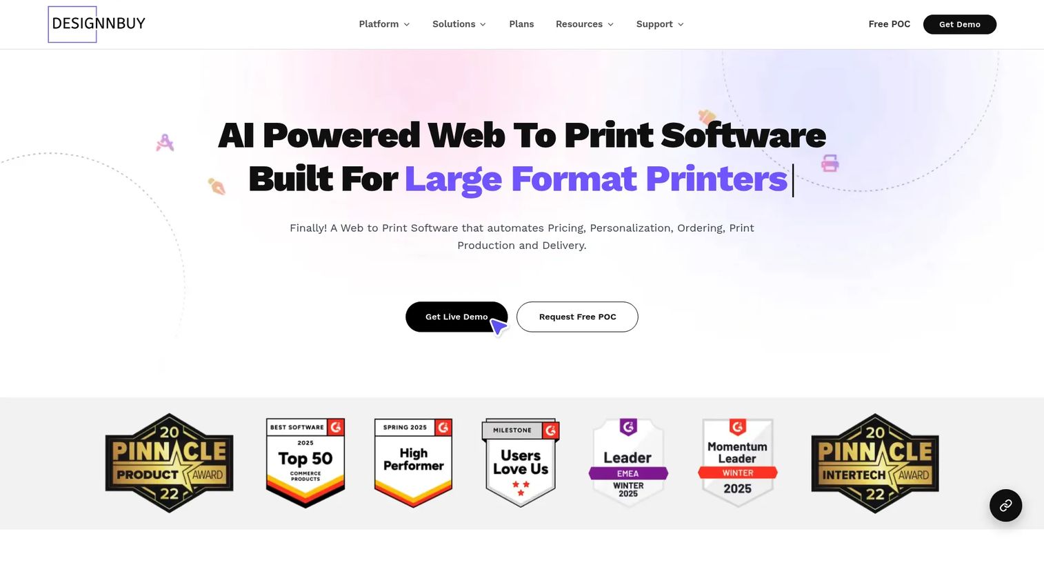 DesignNBuy web-to-print product customization and storefront software