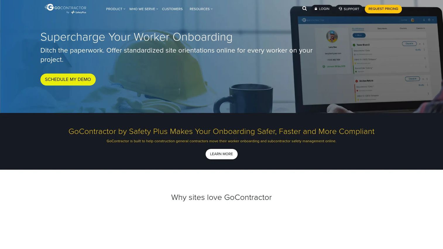 GoContractor digital contractor onboarding and site access platform