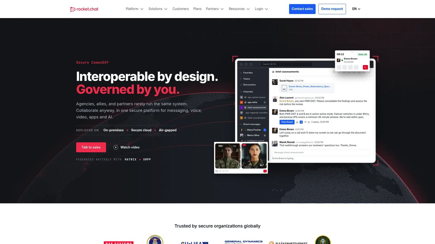 Rocket.Chat open-source communications platform