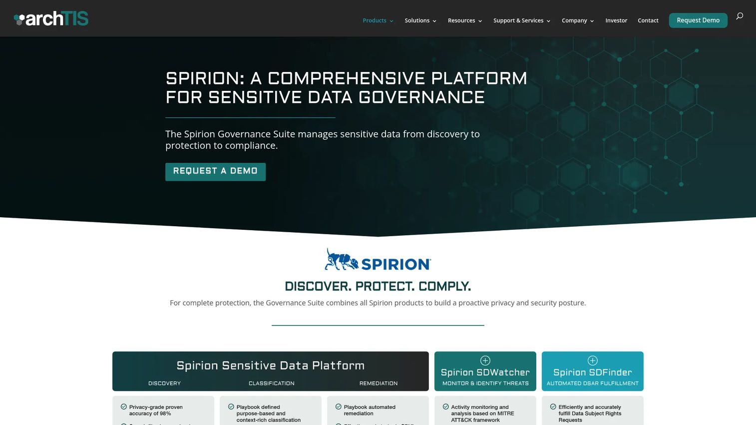 Spirion sensitive data discovery interface