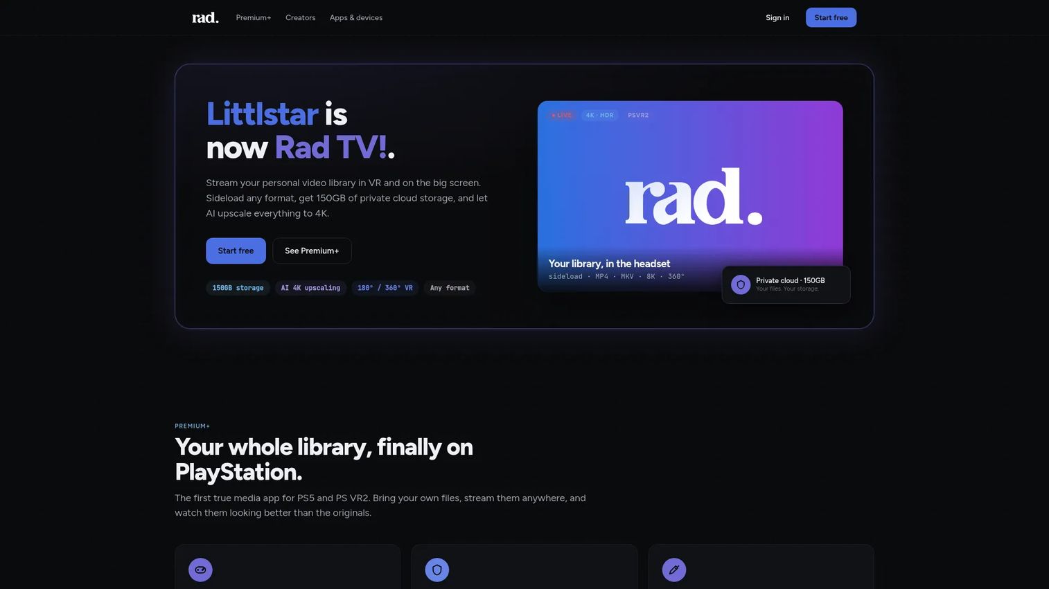 Littlstar VR video and immersive media marketplace