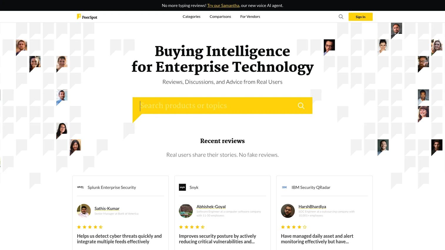 PeerSpot enterprise IT software review profile with practitioner feedback and vendor comparisons