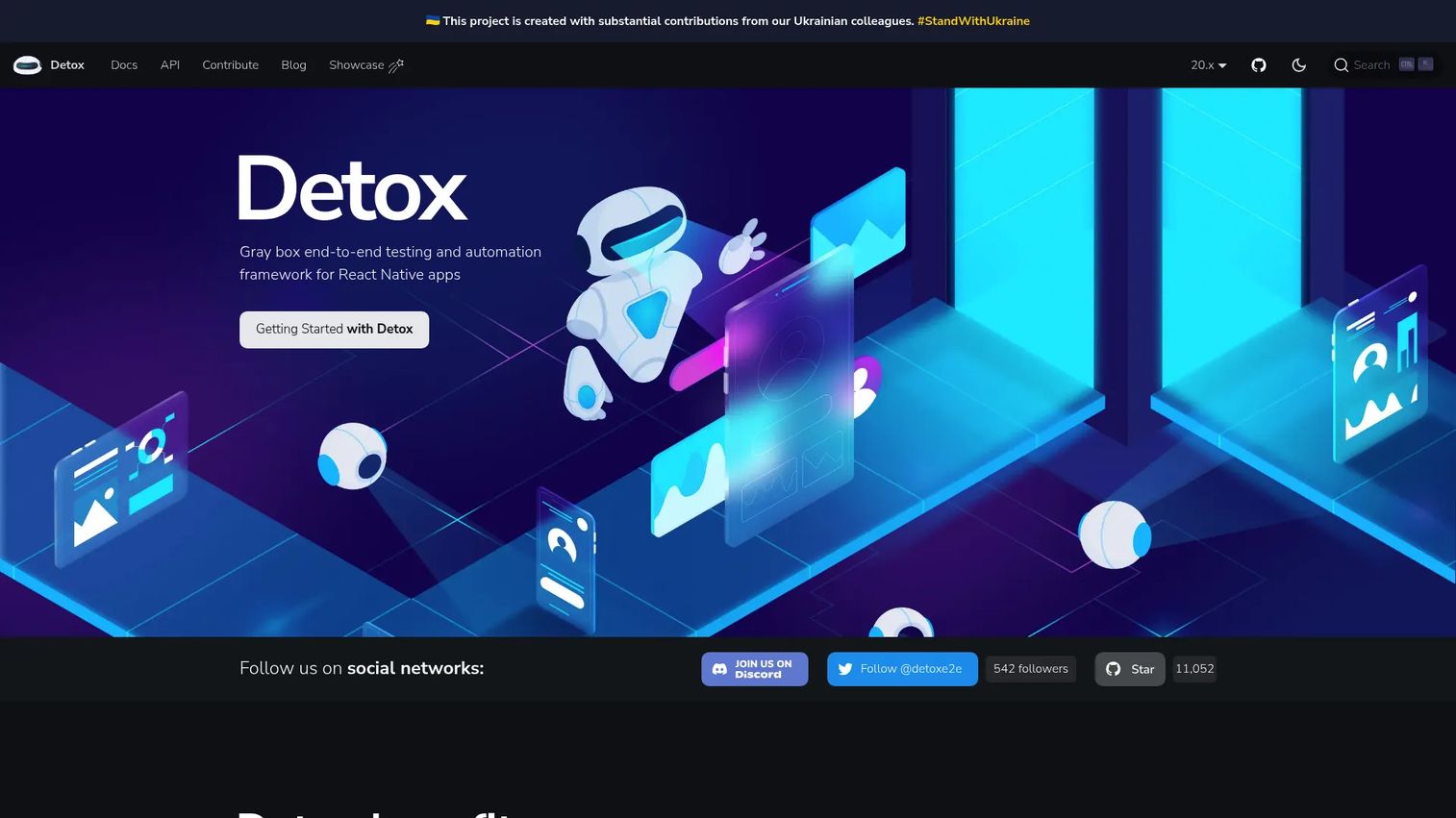Detox React Native end-to-end testing output