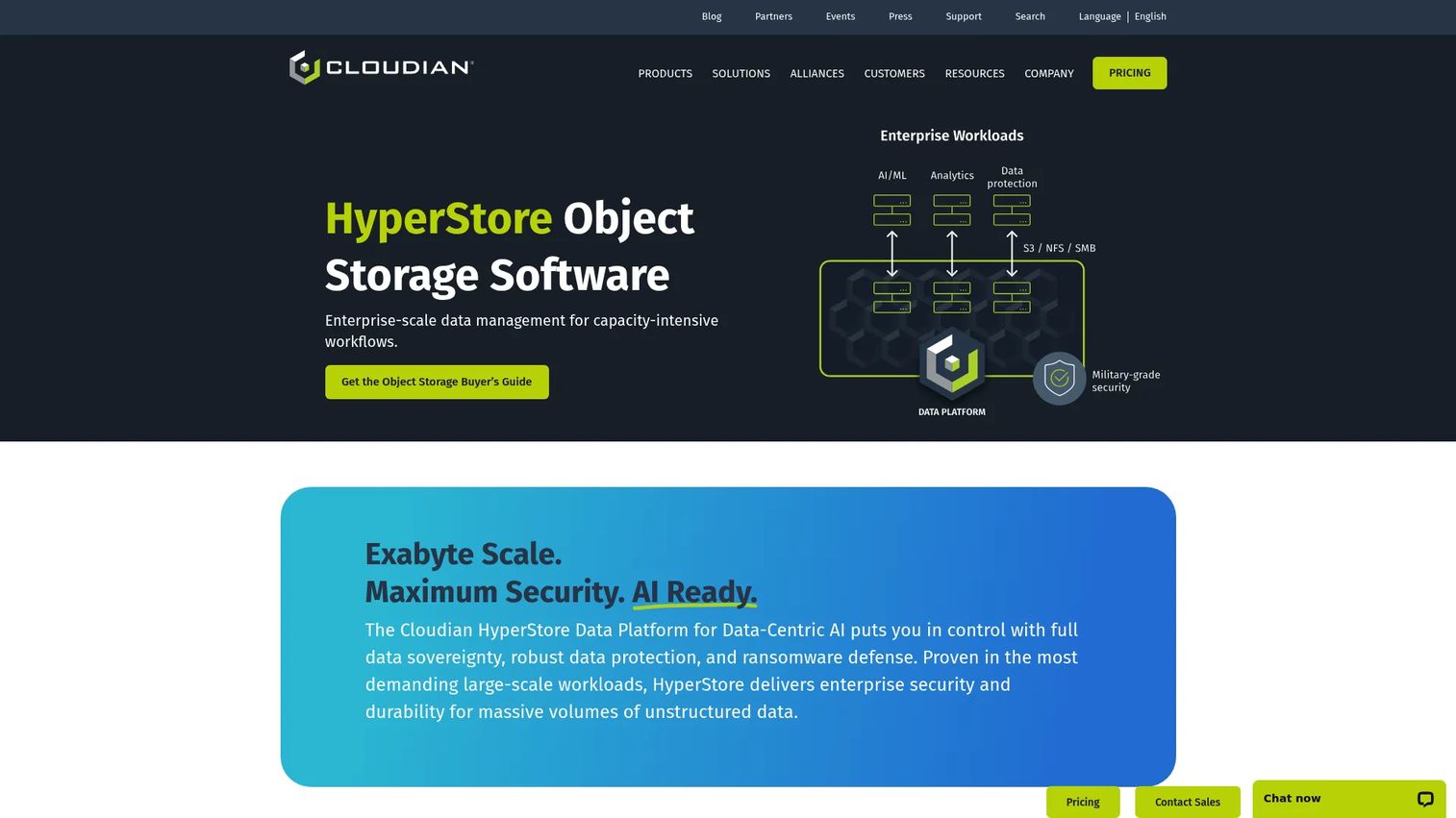 Cloudian HyperStore hybrid object storage architecture