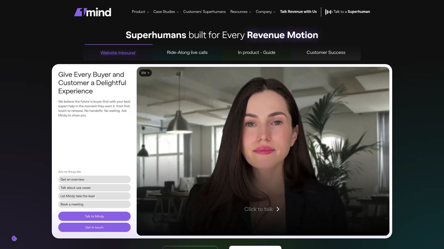 1mind homepage screenshot
