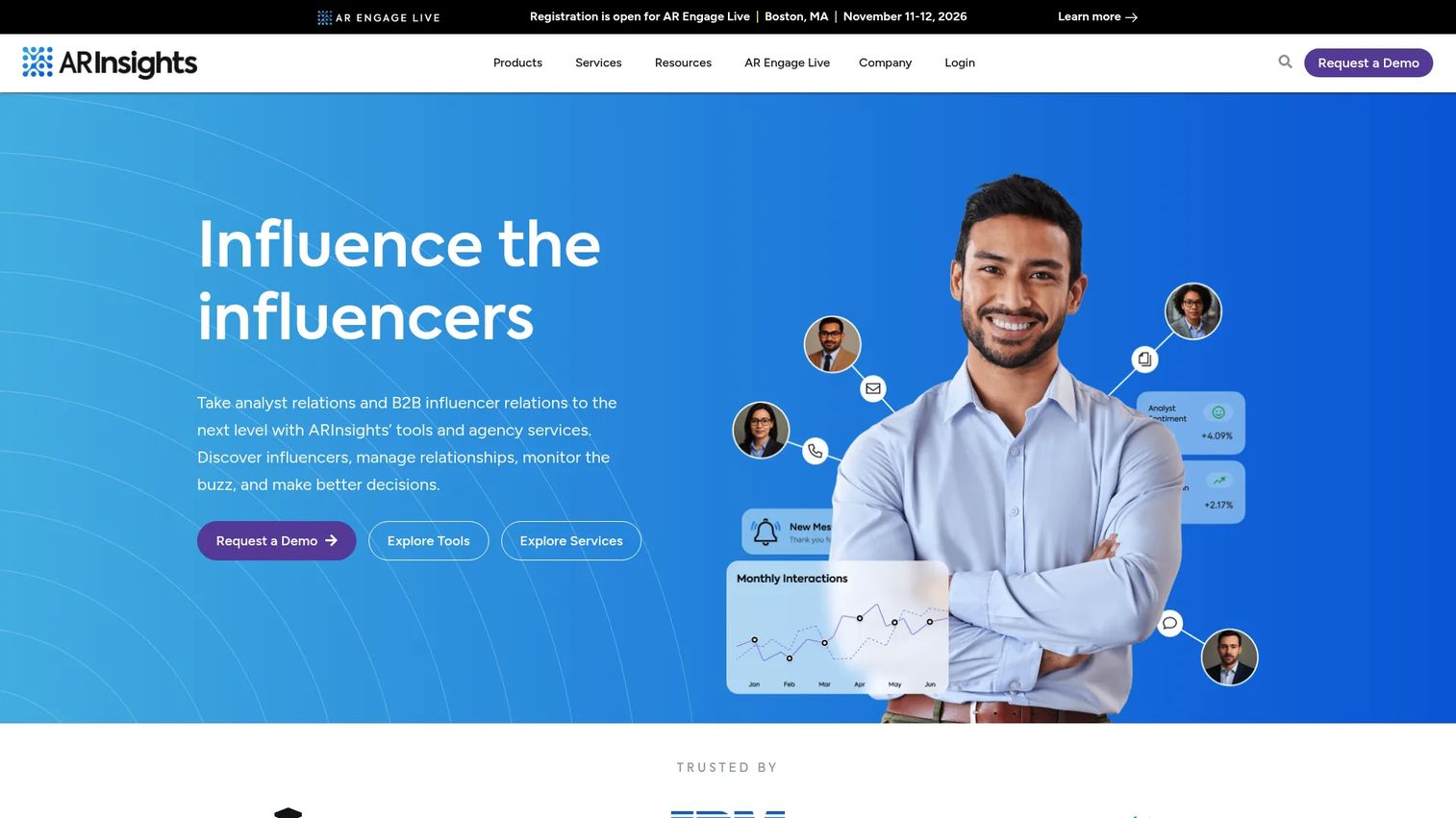 AR Connect analyst engagement workflow