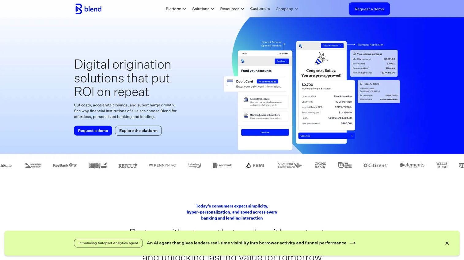 Blend Close borrower-facing mortgage closing software