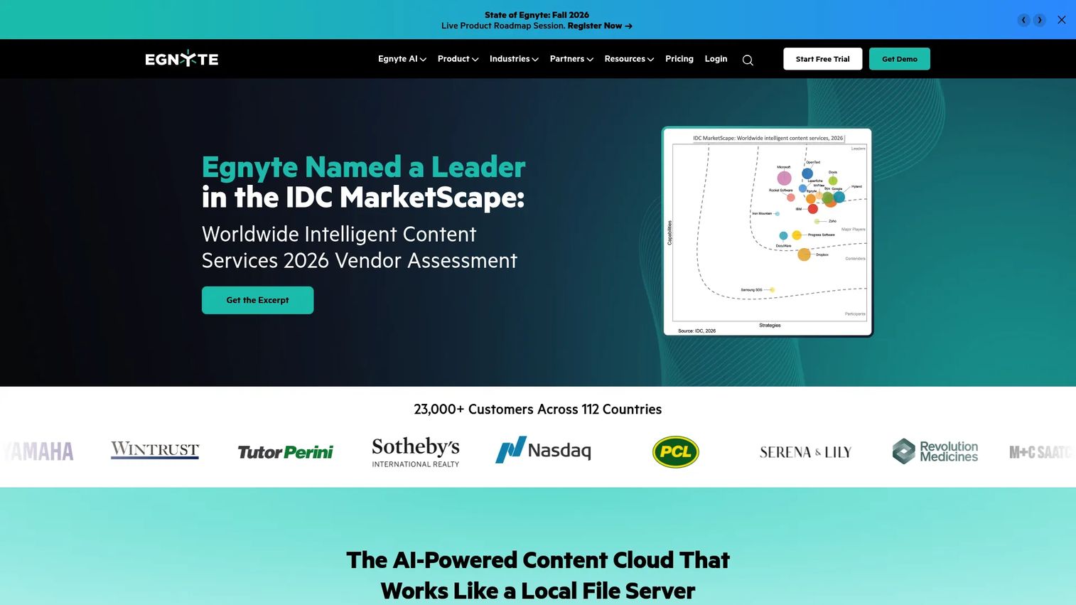 Egnyte secure content management platform for governed life sciences file sharing