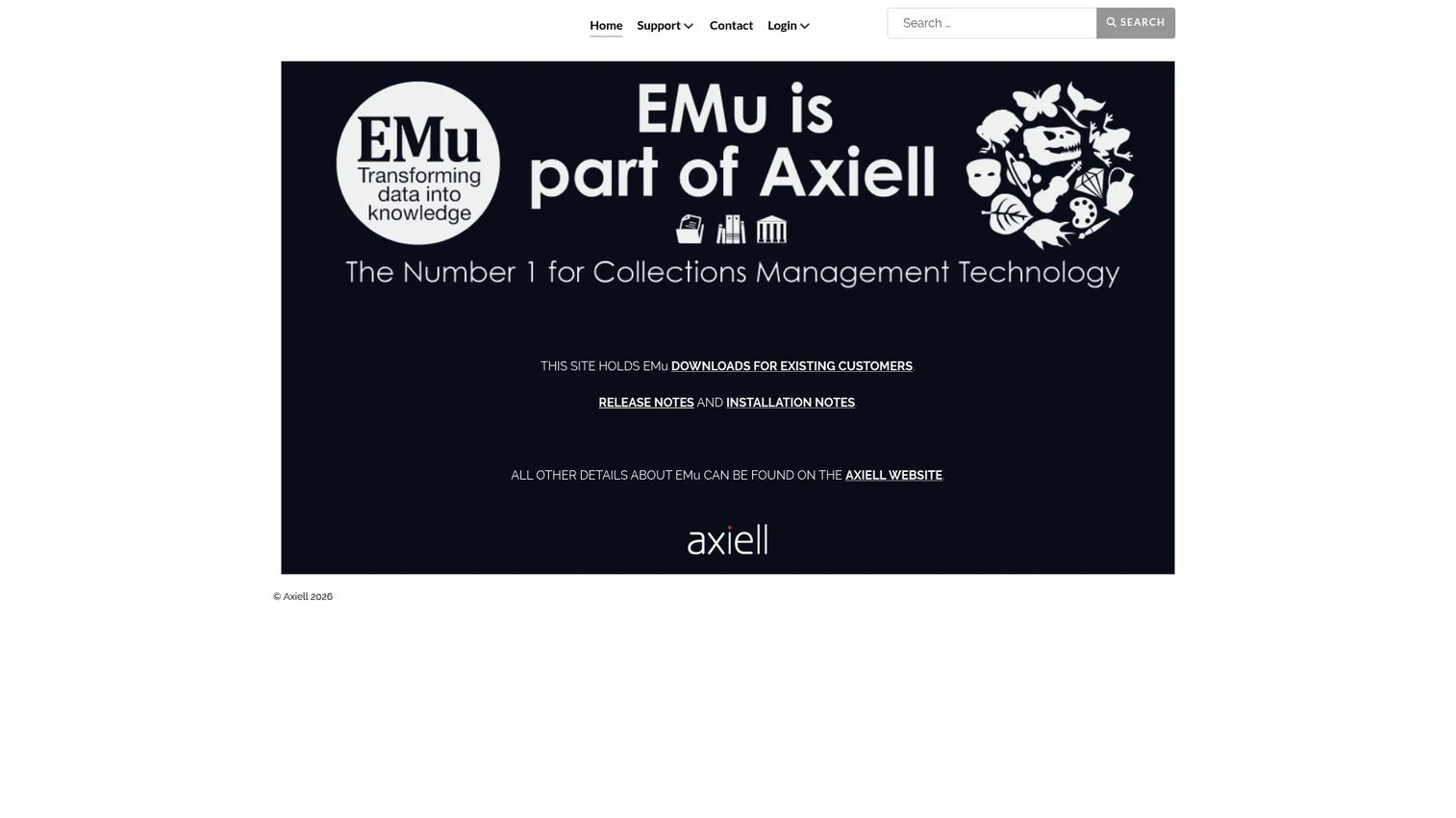 EMu collections management software interface for complex museum data