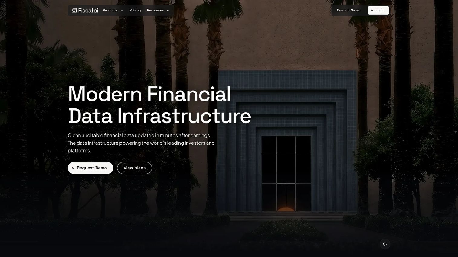 Fiscal.ai workspace for financial filings, company metrics, and research analysis