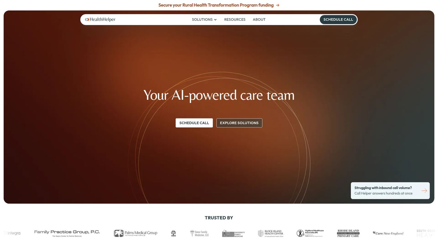 HealthHelper patient engagement workflow