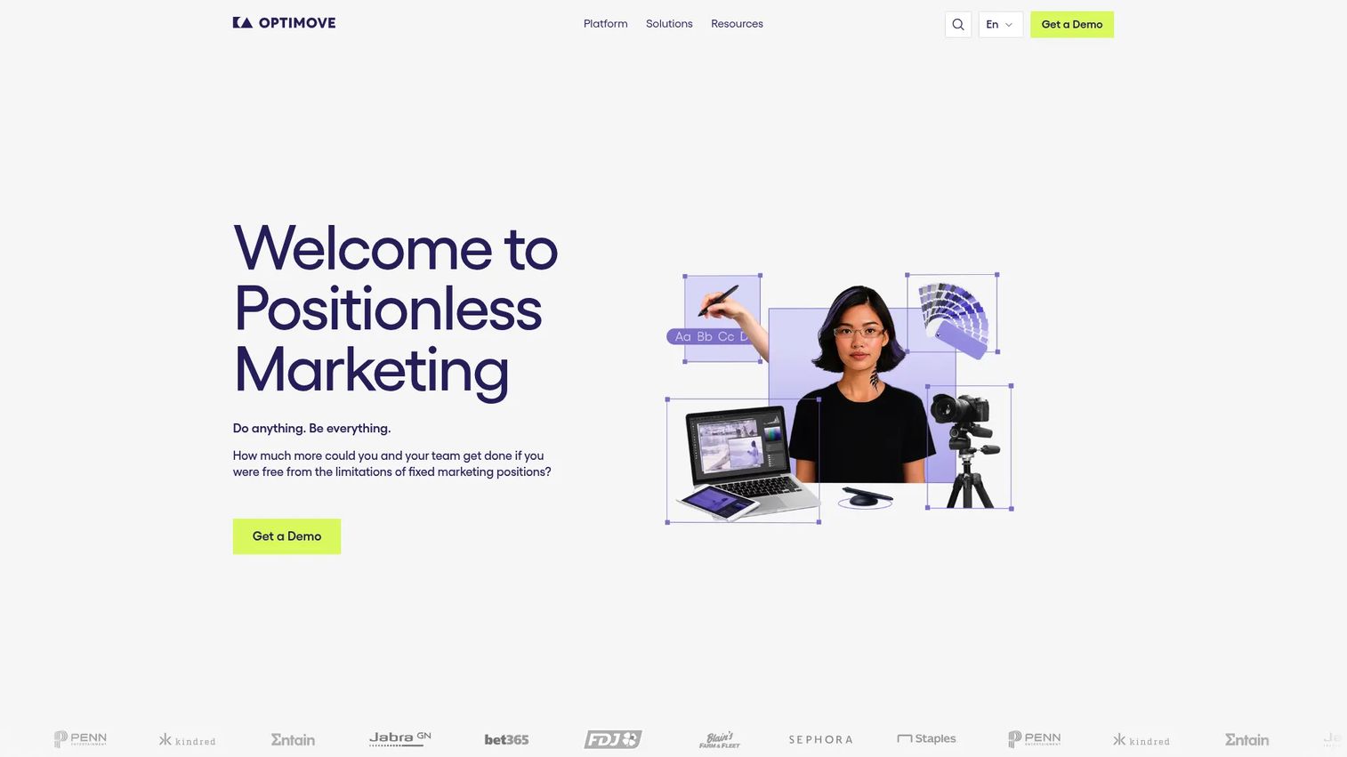Optimove customer marketing platform dashboard