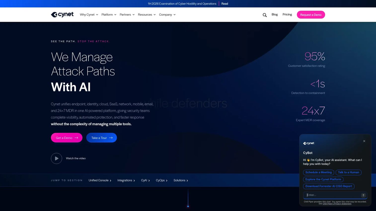 Cynet 360 AutoXDR dashboard showing user behavior and endpoint risk signals