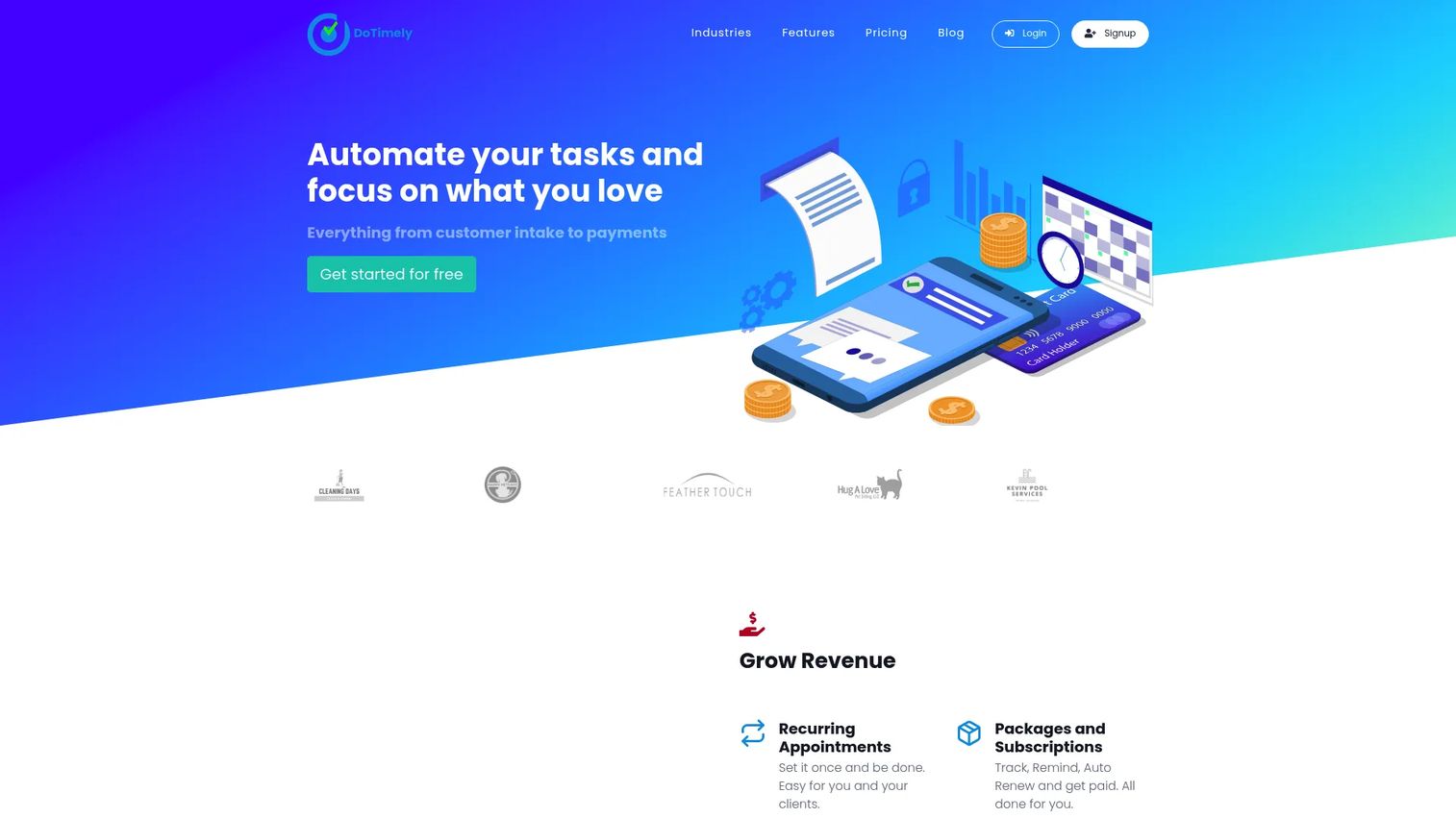 DoTimely pet care scheduling software