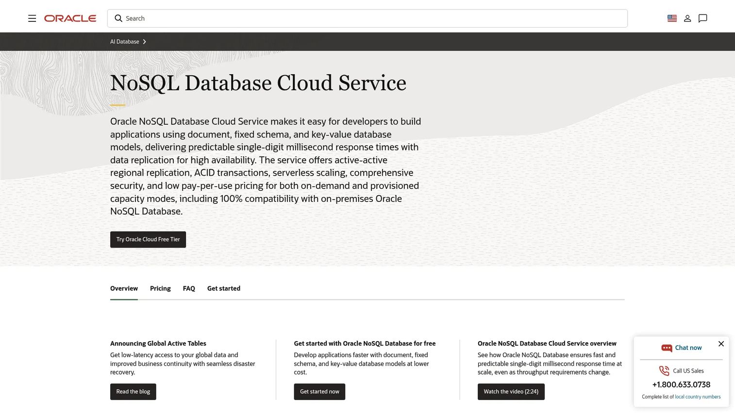 Oracle NoSQL Database key value architecture with composite keys