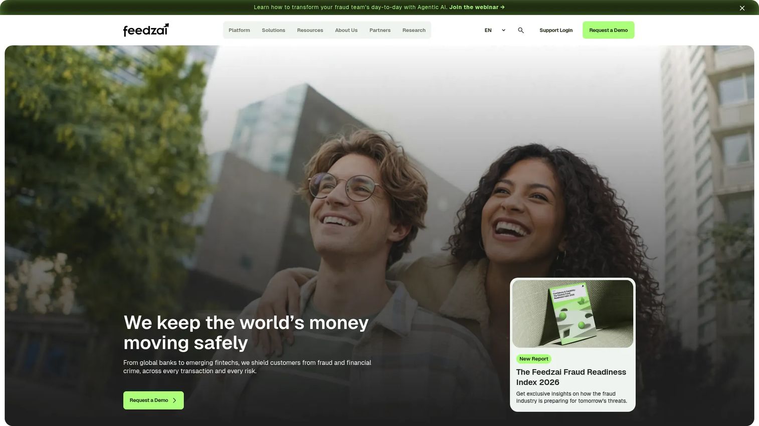 Feedzai enterprise fraud detection platform