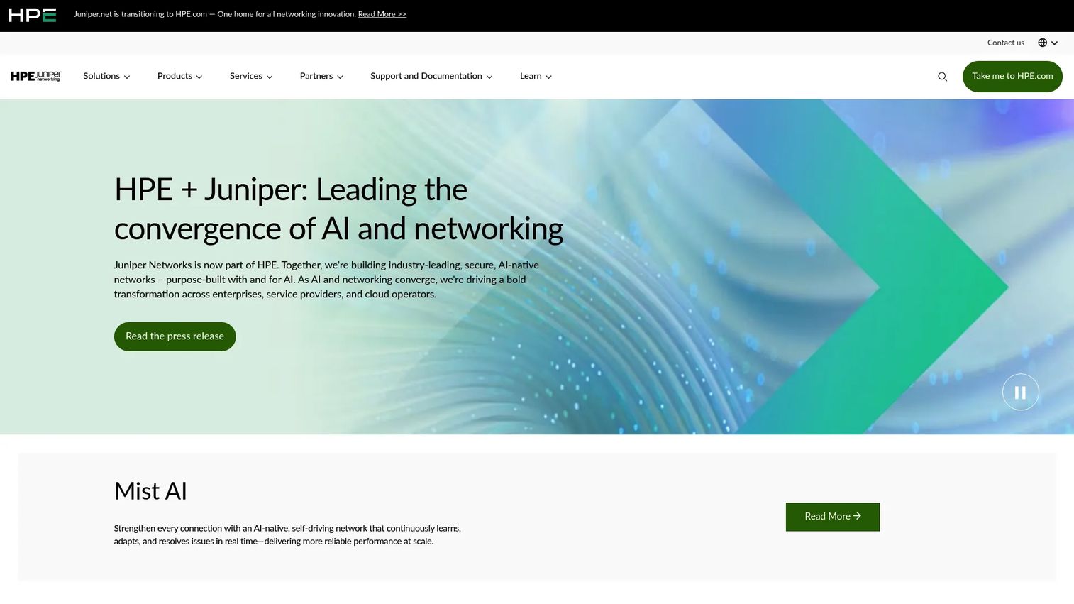 Juniper NaaS platform with Mist AI network operations and experience insights.