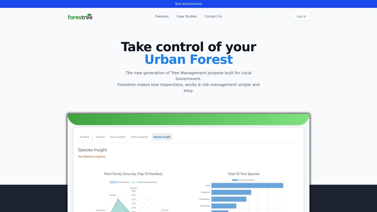 Forestree forestry software for forest management records and coordination