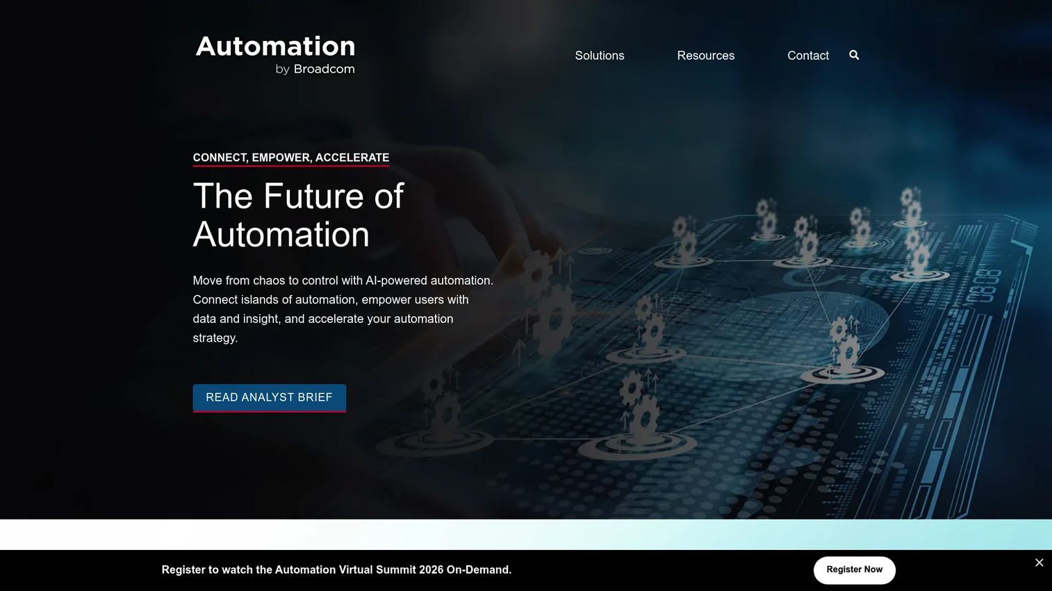 Broadcom Automic Automation workspace for enterprise workflow management