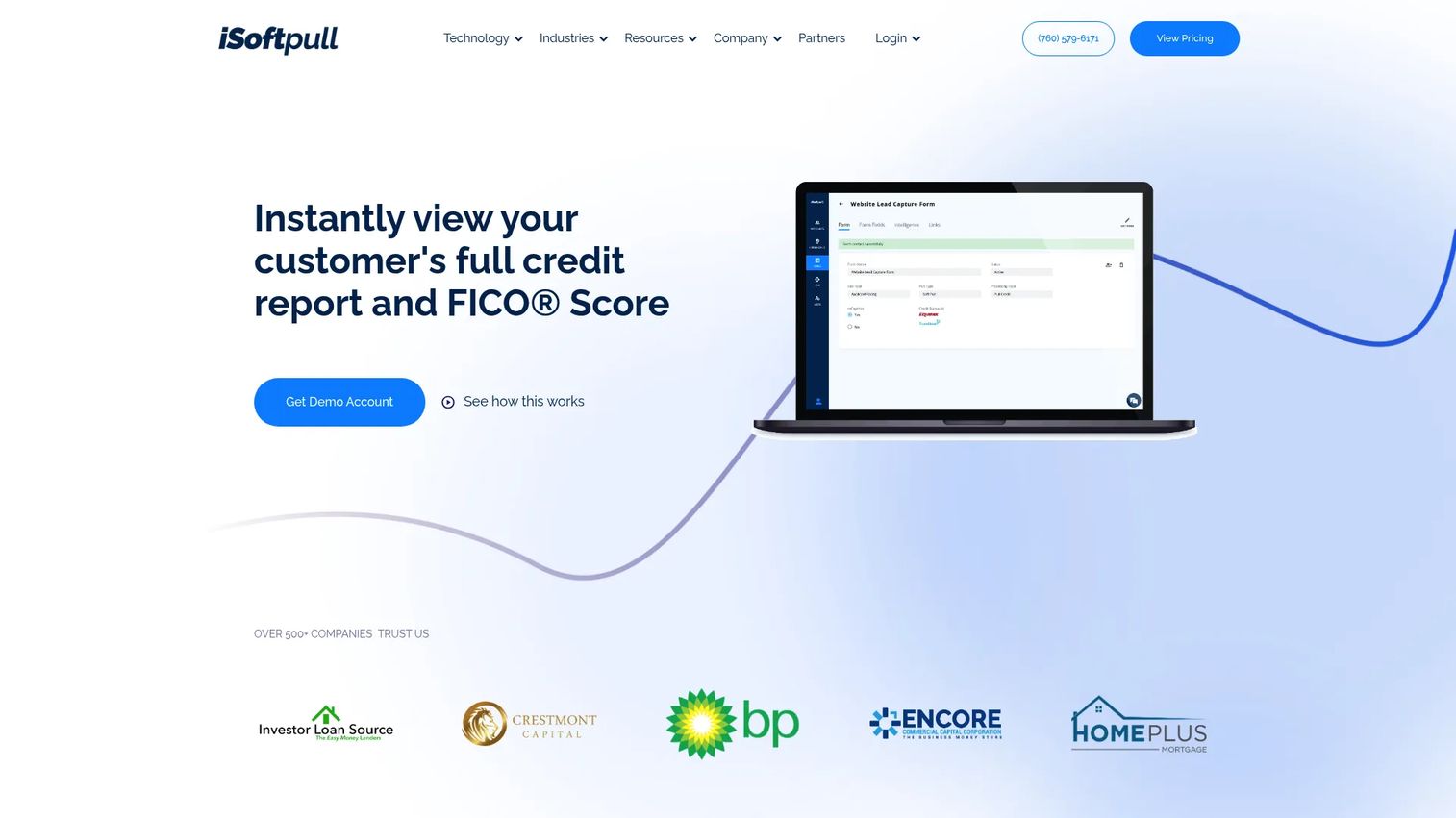 iSoftpull credit pull software for lenders