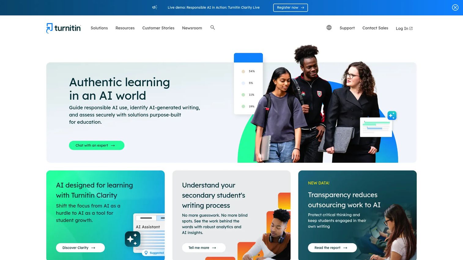 Turnitin originality report and instructor feedback dashboard