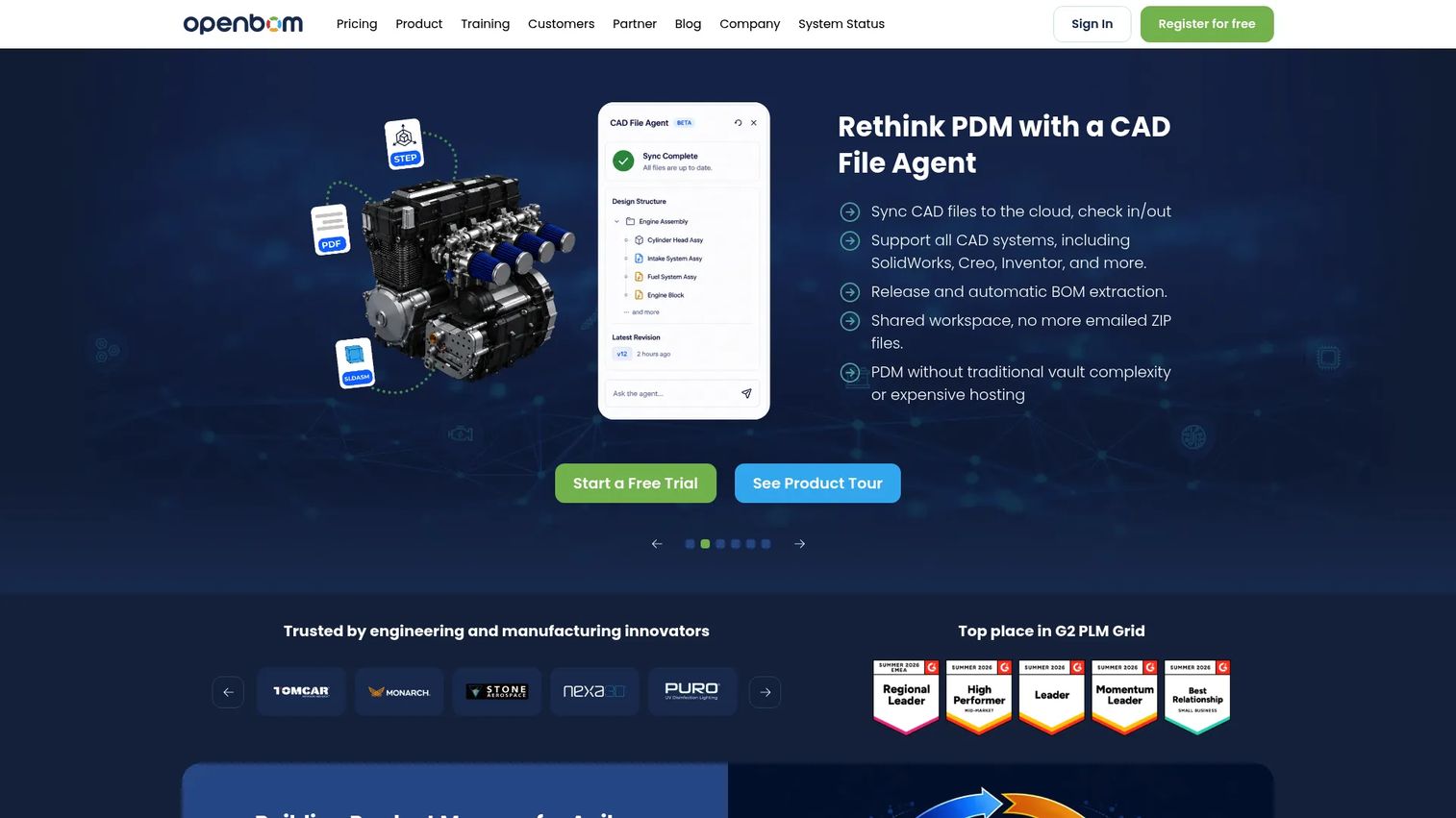 OpenBOM bill of materials workspace