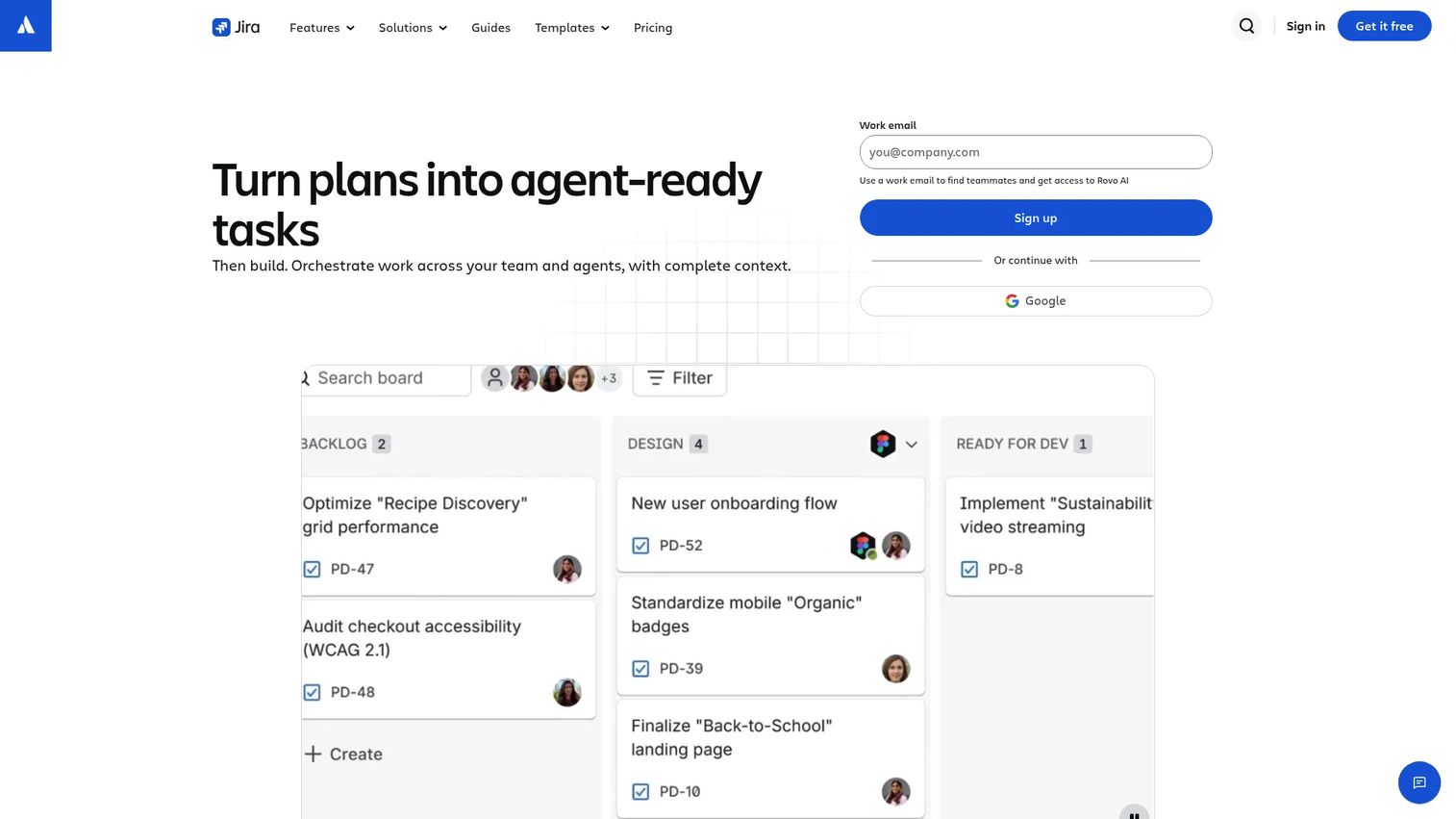 Jira product strategy roadmap connecting initiatives to engineering work