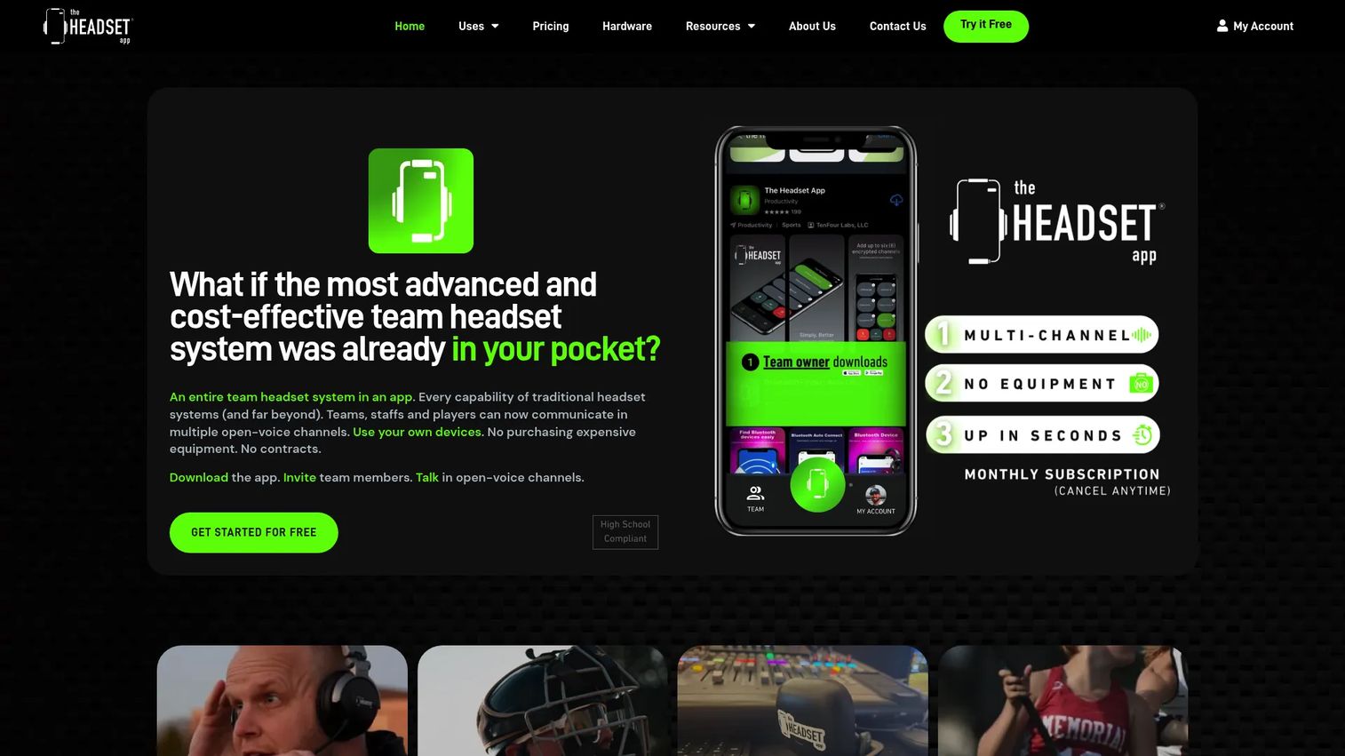 The Headset App push to talk software