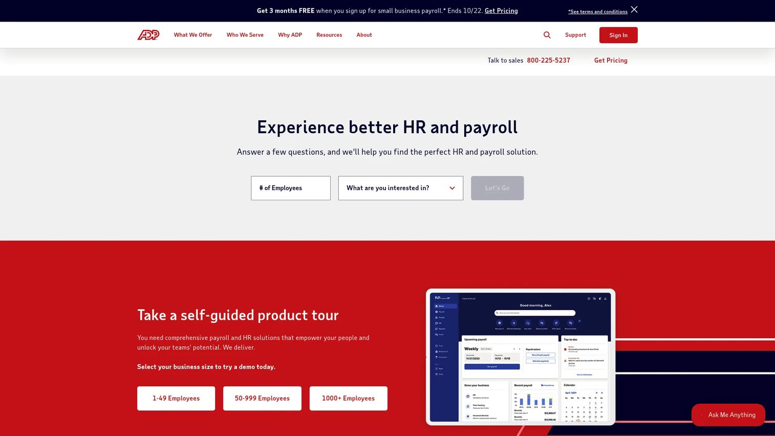 ADP Workforce Now HR and payroll analytics platform