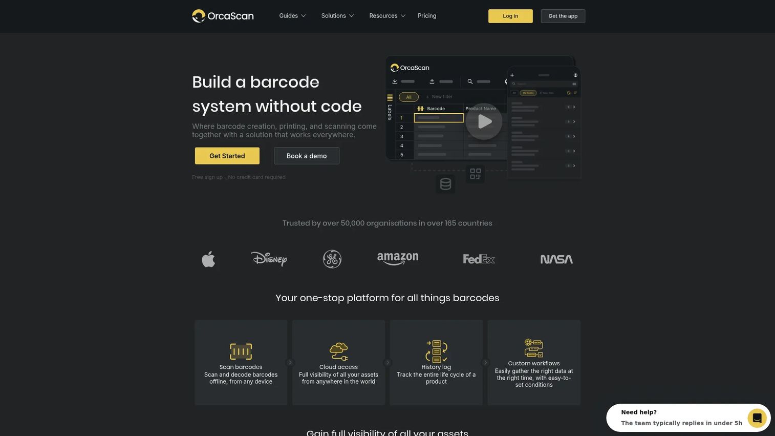 Orca Scan mobile barcode scanning and inventory data capture workflow