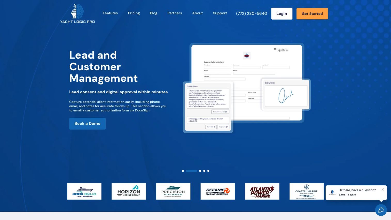 Yacht Logic Pro software for yacht club and marina management