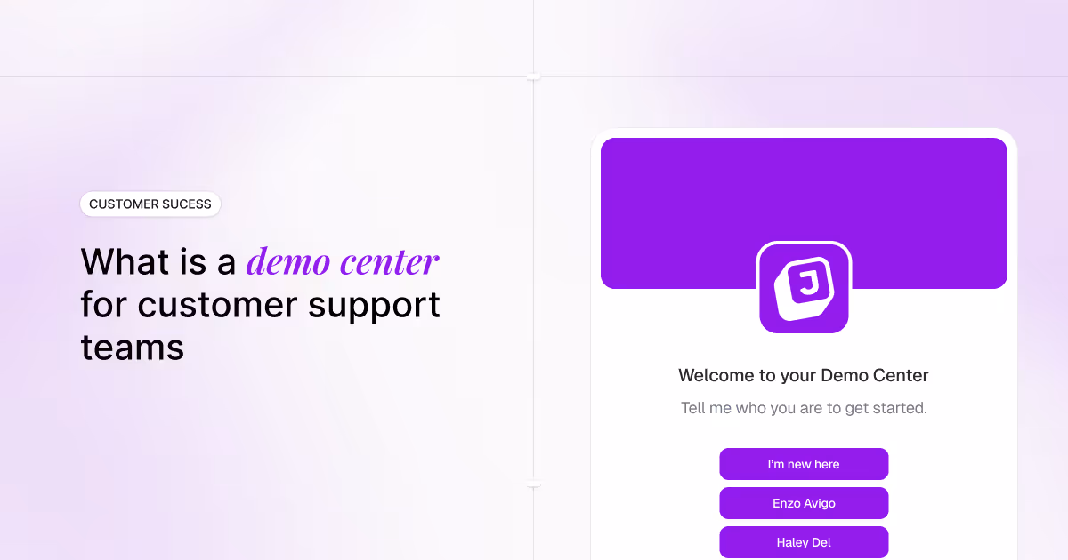 What is a demo center and why it's essential for customer support teams