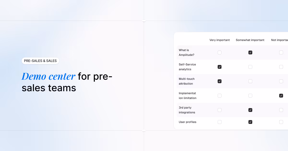 What is a demo center and why it's important for presales teams