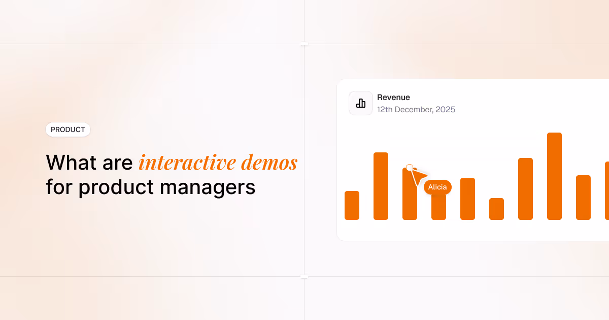 What are interactive demos and why are they important for product managers